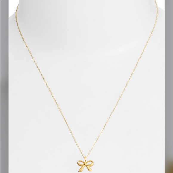 DOGEARED BOW PENDANT NECKLACE!! - Picture 2 of 7